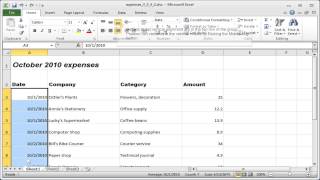 Excel Text Horizontal and vertical alignment [upl. by Notsuoh]