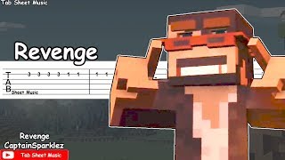 CaptainSparklez  Revenge Guitar Tutorial Minecraft Parody of Ushers DJs Got Us Falling In Love [upl. by Tdnarb988]