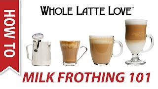 Milk Frothing for Beginners [upl. by Otreblif]