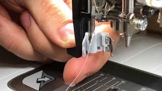 REPLACING A BERNINA NEEDLE THREADER HEAD [upl. by Esinal]