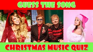 Christmas Songs Music Quiz [upl. by Su]