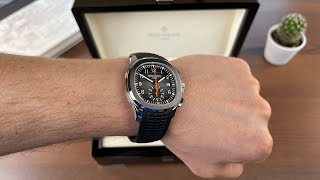 Patek Philippe Aquanaut Chronograph 5968A Unboxing [upl. by Ferdinana]