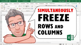 How to Simultaneously Freeze Rows and Columns in Excel [upl. by Ehav453]