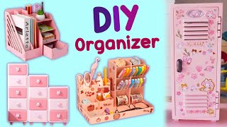 FANTASTIC ORGANIZER IDEAS  Locker Organizer  Desk Organizer From Cardboard and more [upl. by Cela]