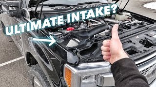 AIR INTAKE REVIEW ON A 67 Powerstroke  Product Review [upl. by Ila]