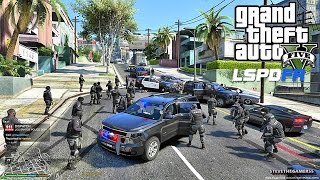 GTA 5 LSPDFR 031  EPiSODE 36  LETS BE COPS  SWAT PATROL GTA 5 PC POLICE MODS [upl. by Juliette]