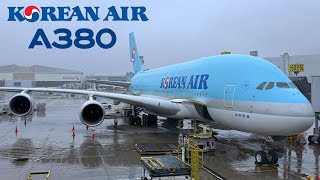 🇺🇸 Los Angeles LAX to Seoul ICN 🇰🇷 Korean Air Airbus A380  FULL FLIGHT REPORT Polar route [upl. by Dalston]