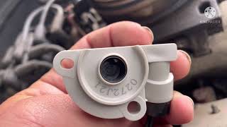 1995 gmc 1500 throttle position sensor replacement [upl. by Floss30]