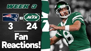 Post Game Fan Reaction  Jets vs Patriots [upl. by Renaud]