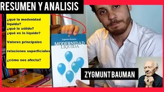 Modernidad líquida  Zygmunt Bauman RESUMEN Y EXPLICACIÓN [upl. by Llenart]