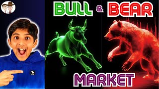 What are a Bull amp Bear Market A Simple Explanation for Kids and Beginners [upl. by Casmey]