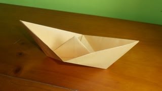 ⩥ Cómo hacer un BARCO 🛶 de papel FÁCIL  Origami PASO A PASO [upl. by Theall331]