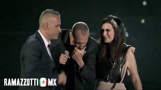 Entre Tú Y Mil Mares  Eros Ramazzotti Laura Pausini amp Biagio Antonacci [upl. by Eneroc246]