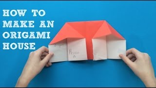 How to Make an Origami House EASY [upl. by Siraval]