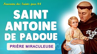 🙏 SAINT ANTOINE de PADOUE 🙏 PRIÈRE MIRACULEUSE [upl. by Lothar]