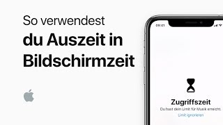 So verwendest du Auszeit in Bildschirmzeit [upl. by Robenia]