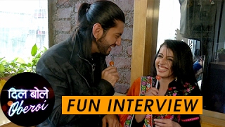 Omkara amp Gauri FUN INTERVIEW  Exclusive Interview  दिल बोले Oberoi  Dil Bole Oberoi  Star Plus [upl. by Eatnom]