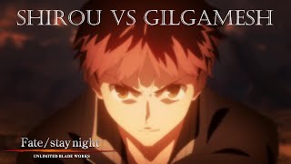 HD Unlimited Blade Works  Shirou Vs Gilgamesh [upl. by Ioab]