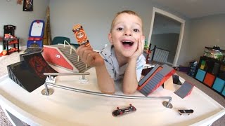 Father amp Son EPIC FINGERBOARD PARK [upl. by Janos]