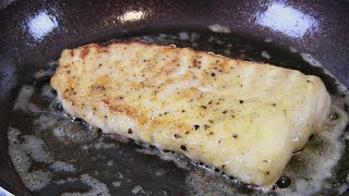 Best Pan Seared Cod FilletHow To Fry Cod Fillet Two Easy and Quick Fish Recipes Pan Fried Cod [upl. by Cy97]