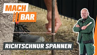 Richtschnur spannen  OBI [upl. by Behn]