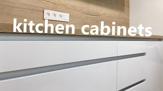 diy frameless kitchen cabinets [upl. by Ogilvie]