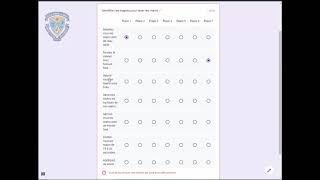 Comment utiliser des grilles dans un questionnaire Google Forms [upl. by Ihsakat]