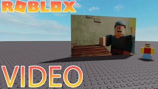 HOW TO ADD VIDEOS TO YOUR GAMES NEW ROBLOX STUDIO FEATURE [upl. by Fabi]