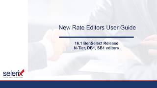 Selerix Update 161 New Rates Editors Demo [upl. by Esiralc]