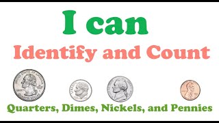 Counting Money Quarters Dimes Nickels Pennies [upl. by Tartaglia]