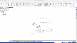 Solid Edge 2D  Create a drawing [upl. by Gareri]