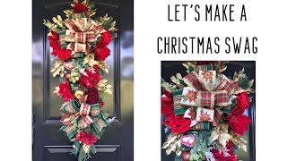 HOW TO MAKE A CHRISTMAS SWAG [upl. by Llyrat]