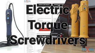 Electric Torque Screwdrivers  Flexible Assembly Systems [upl. by Eblehs]