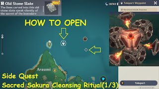 Sacred Sakura Cleansing Ritual At Araumi  Barrier Puzzle Part 3  Genshin Impact [upl. by Deryl]