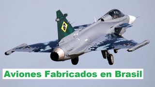 Top 6 Aviones de Guerra fabricados en BRASIL [upl. by Thalassa]