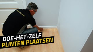 Plinten plaatsen  Plintenfabriek doehetzelf [upl. by Dygall]