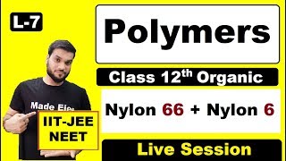 L7 Polymers  Polyamides Nylon 66 Nylon 6  By Arvind Arora [upl. by Wyon]