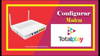 Configurar Modem Totalplay [upl. by Tager]