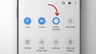 Como activar la opción Grabar pantalla en Samsung [upl. by Naryk]