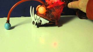 SOLD  Sale Item Demo  Finding Nemo Light Up Flashing Angler Fish [upl. by Zonda]