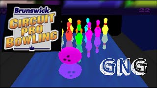 Brunswick Circuit Pro Bowling  Cosmic Bowling  GameNGoons64 [upl. by Euqinwahs]