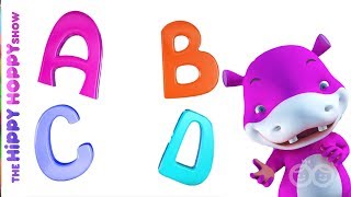 ABC Song  Nursery Rhymes For Kids And Children With Lyrics  Baby Songs  Hippy Hoppy Show [upl. by Carmelita]