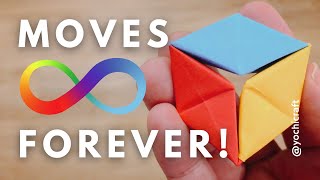 How to Make a Paper Moving Flexagon  Fun amp Easy Origami  Better than Fidget Spinner YochiCraft [upl. by Accisej285]