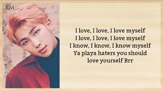 BTS Rap Line  BTS Cypher pt4 Easy lyrics [upl. by Alusru476]