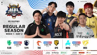 🔴 LIVE  MPL PH S15  FILIPINO  Week 1 Day 2 [upl. by Persis93]