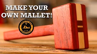 How to Make a Woodworking Mallet  DIY Mallet [upl. by Idissak]