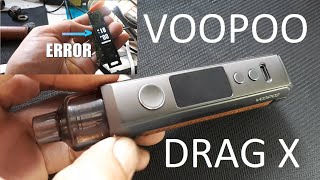 VOOPOO Drag X  DISASSEMBLE AND REPAIR [upl. by Etnuahs691]