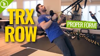 TRX Row — Suspension Training Back Exercise [upl. by Mintz872]