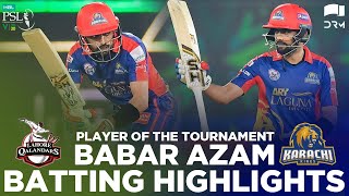 Babar Azam Batting Highlights  Lahore vs Karachi  Final Match  HBL PSL 2020  MB2E [upl. by Fiora]