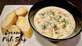 Creamy Fish Soup SEAFOOD CHOWDER [upl. by Suilienroc791]